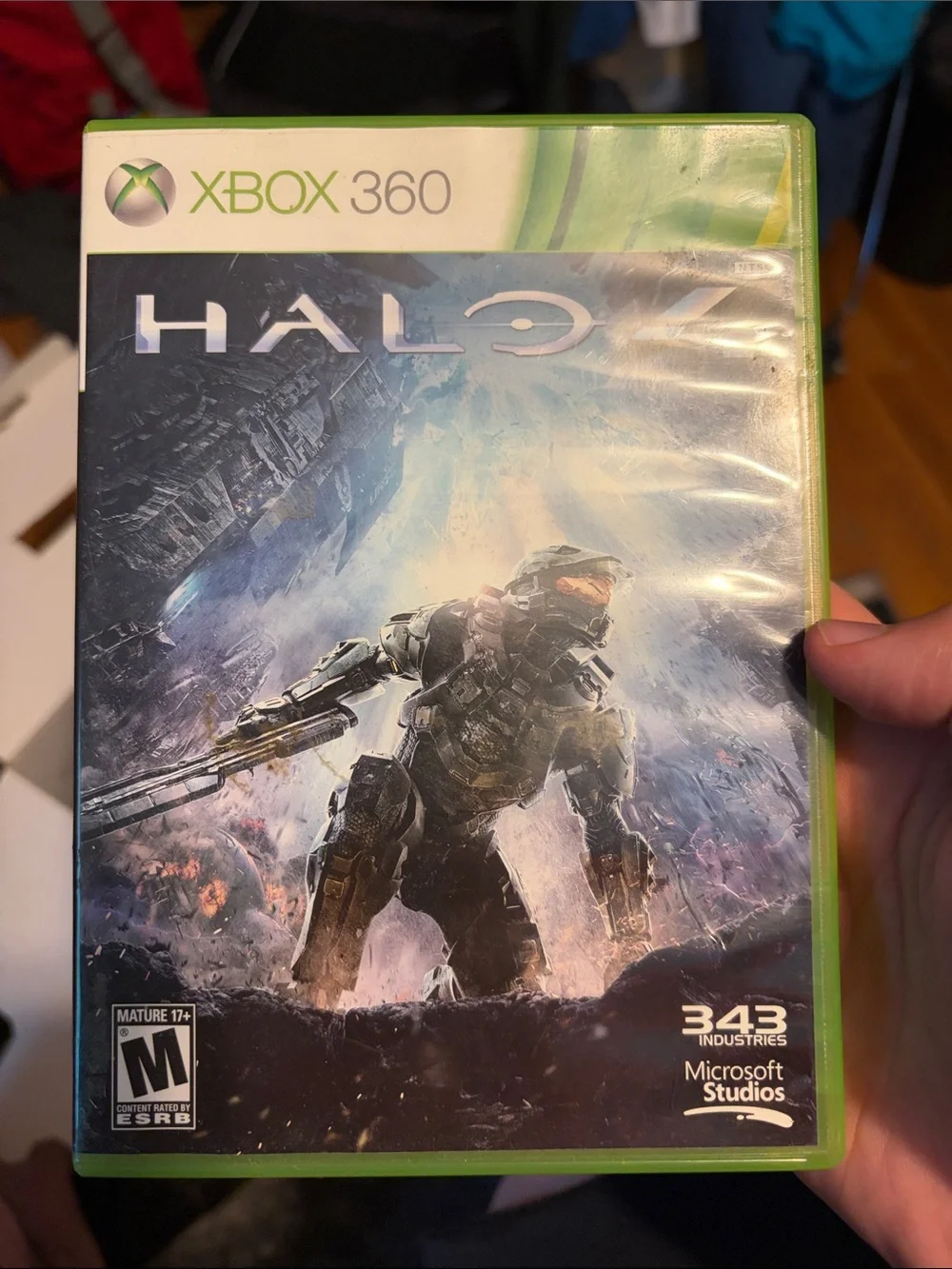 Microsoft Halo 4 Xbox 360 Game - Green Case, Blue Cover Art